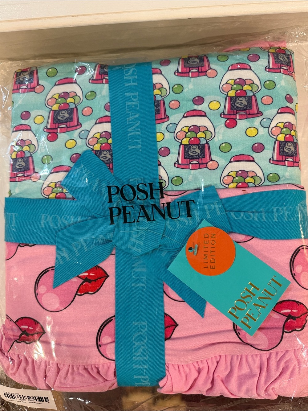 Posh Peanut Bamboo Poshalicious Gum & Mindy Luxe Ruffled Patoo NWT